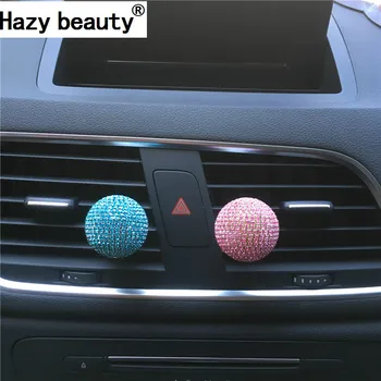 Hazy beauty Diamond round ball car perfume Car Air Freshener Car-styling Perfumes 100 Originais Fragrance
Hazy beauty Diamond round ball car perfume Car Air Freshener Car-styling Perfumes 100 Originais Fragrance