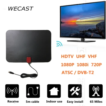 HD TV 65 Miles Receiving Indoor Freeview TV Antenna Receiver TV FOX Digital Analog Antenna Support ATSC/DVB-T2 Aerial US Plug
HD TV 65 Miles Receiving Indoor Freeview TV Antenna Receiver TV FOX Digital Analog Antenna Support ATSC/DVB-T2 Aerial US Plug