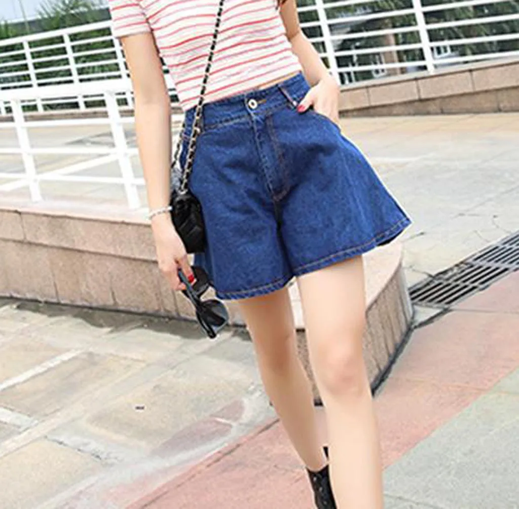 2019 New Women Loose High-Waisted Jeans Shorts Summer Fashion Women LBroad-Legged Jeans And Shorts
2019 New Women Loose High-Waisted Jeans Shorts Summer Fashion Women LBroad-Legged Jeans And Shorts