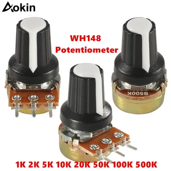 WH148 B1K B2K B5K B10K B20K B50K B100K B500K 3Pin 15mm Shaft Amplifier Potentiometer 1K 2K 5K 10K 50K 100K 500K
WH148 B1K B2K B5K B10K B20K B50K B100K B500K 3Pin 15mm Shaft Amplifier Potentiometer 1K 2K 5K 10K 50K 100K 500K