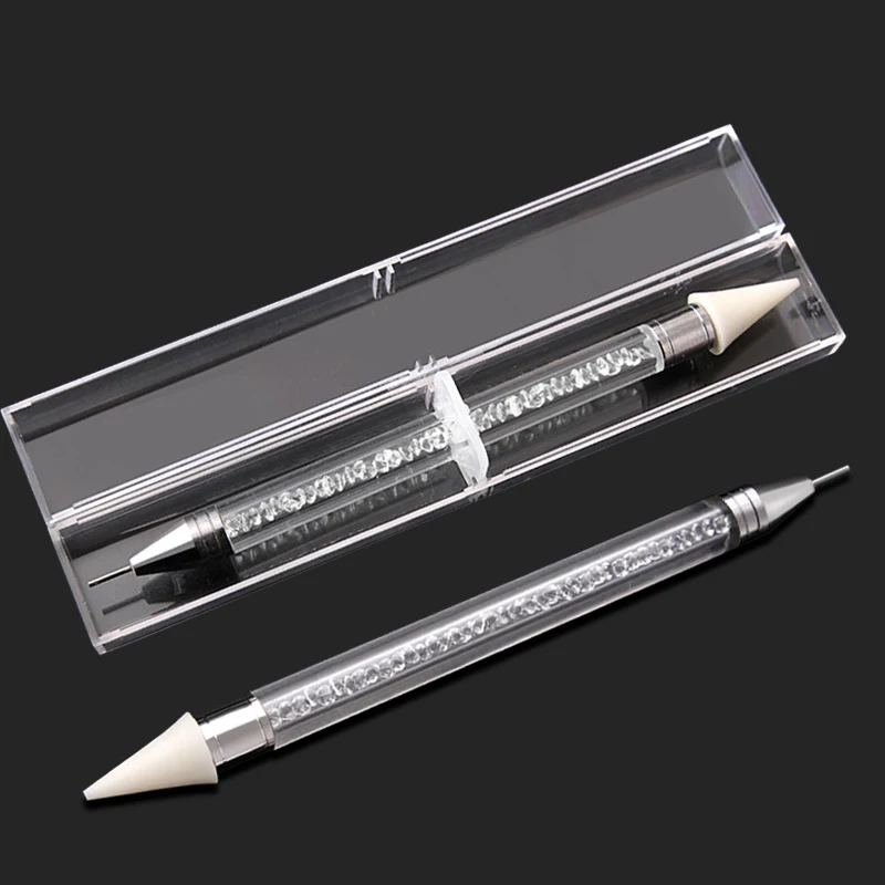 Nail Art Dual Ended Wax Rhinestone Gem Crystal Picker Pencil Pick up Pen Tool
Nail Art Dual Ended Wax Rhinestone Gem Crystal Picker Pencil Pick up Pen Tool