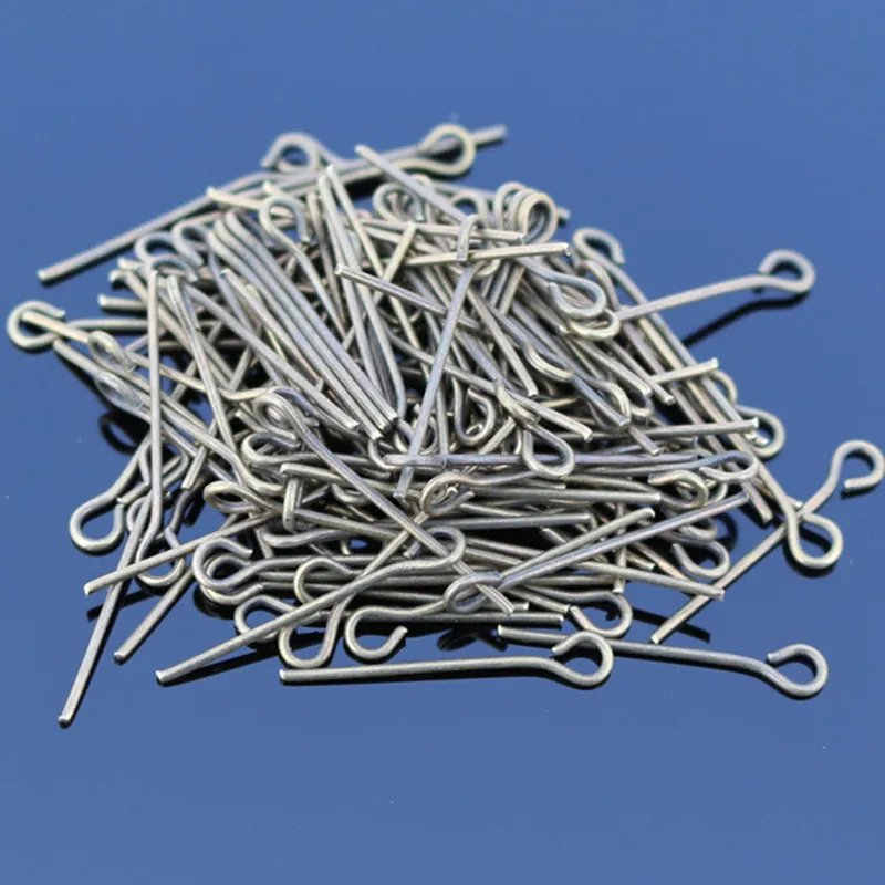 D015 100pcs Wholesale Components Eye Pins Findings Eye Pin Headpins & Needles DIY Jewelry Making Craft Hole Accessories
D015 100pcs Wholesale Components Eye Pins Findings Eye Pin Headpins & Needles DIY Jewelry Making Craft Hole Accessories