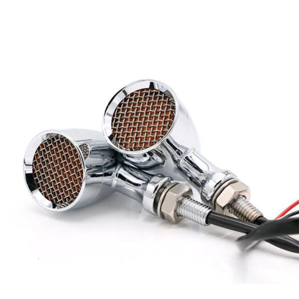 2pcs Motorcycle Accessories For Halley Cruise Prince Edward Car retrofit retro bullets mesh metal shell turn signal lights
2pcs Motorcycle Accessories For Halley Cruise Prince Edward Car retrofit retro bullets mesh metal shell turn signal lights