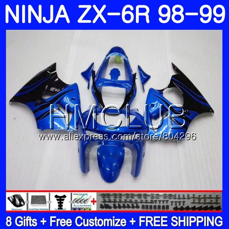 Body For KAWASAKI NINJA ZX-636 ZX600 ZX-6R 98 99 97HM.20 600CC ZX636 ZX6R 98 99 ZX 636 6 R ZX 6R 1998 1999 Fairing Blue flames
Body For KAWASAKI NINJA ZX-636 ZX600 ZX-6R 98 99 97HM.20 600CC ZX636 ZX6R 98 99 ZX 636 6 R ZX 6R 1998 1999 Fairing Blue flames