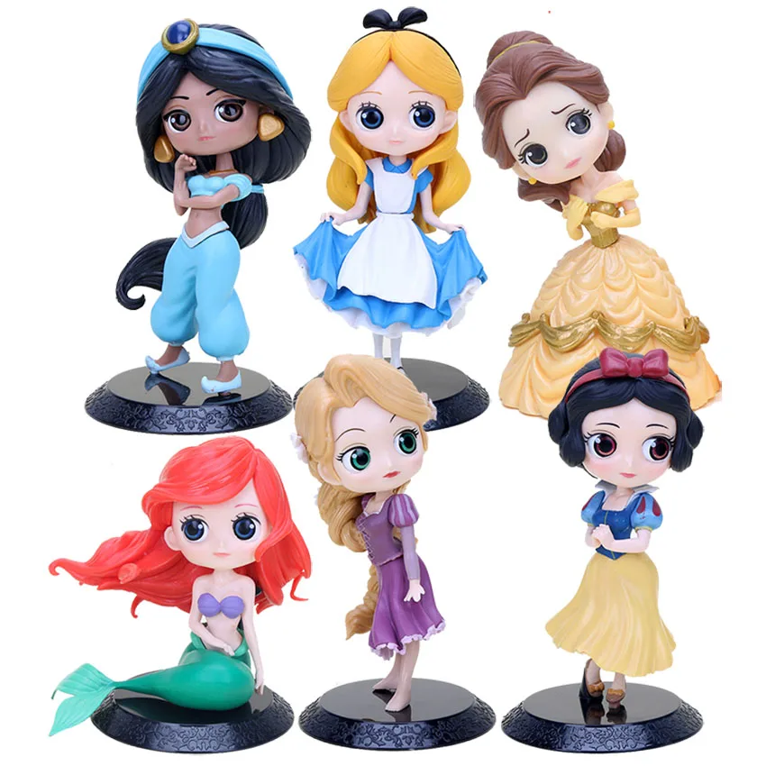Q Posket Dolls Tangled Rapunzel Jasmine Belle Snow White The Little Mermaid Alice Cute Doll Gift for Girls 11cm-15cm
Q Posket Dolls Tangled Rapunzel Jasmine Belle Snow White The Little Mermaid Alice Cute Doll Gift for Girls 11cm-15cm