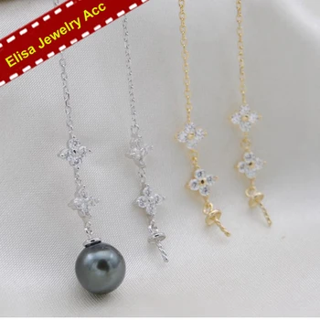 Fashion Shinning Double Flowers Drop Earrings Findings S925 Sterling Silver Eardrop Earrings Jewelry Components 3pairs/Lot
Fashion Shinning Double Flowers Drop Earrings Findings S925 Sterling Silver Eardrop Earrings Jewelry Components 3pairs/Lot