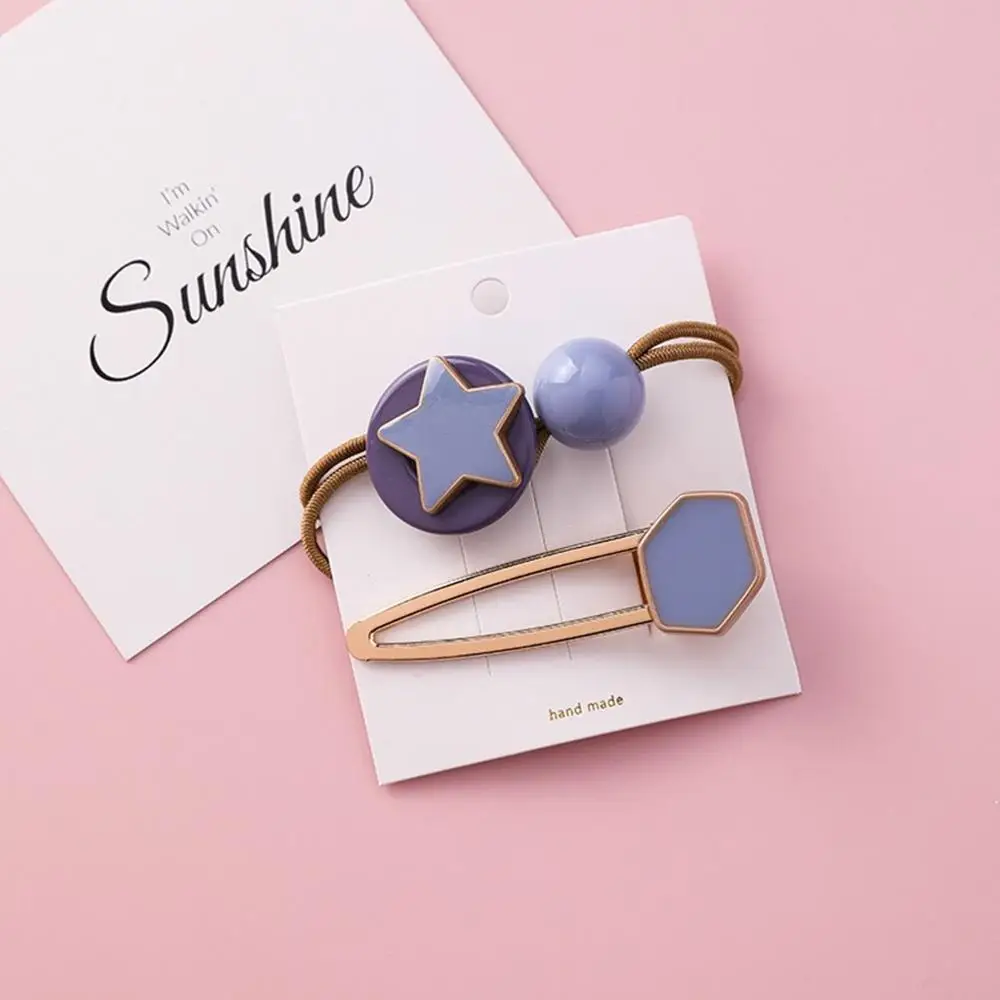 2PC/SET Candy Color Hair Rope Metal Hair Clips for Women Knotted Scrunchie Geometric Hairpins Girls Hair Ties accessoire cheveux
2PC/SET Candy Color Hair Rope Metal Hair Clips for Women Knotted Scrunchie Geometric Hairpins Girls Hair Ties accessoire cheveux