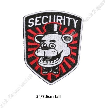 FNAF Five Nights at Freddy's Security Freddy Patches Comics tv movie Embroidered Emblem applique party favor gift
FNAF Five Nights at Freddy's Security Freddy Patches Comics tv movie Embroidered Emblem applique party favor gift