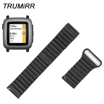 22mm Genuine Leather Watchband Magnetic Buckle Strap for Pebble Time / Steel Watch Band Quick Release Belt Bracelet Black Brown
22mm Genuine Leather Watchband Magnetic Buckle Strap for Pebble Time / Steel Watch Band Quick Release Belt Bracelet Black Brown