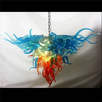 Contemporary Designer Multi Colored Blown Glass Hanging Crystal Art Decor Chandelier
Contemporary Designer Multi Colored Blown Glass Hanging Crystal Art Decor Chandelier