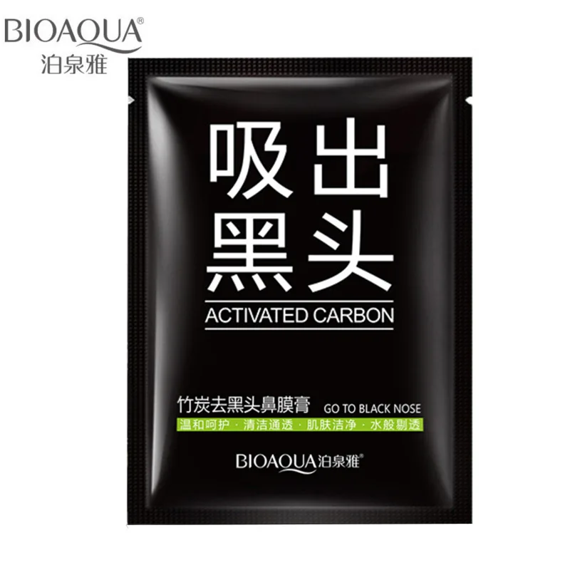 BIOAQUA 1Pcs Blackhead Remover Bamboo Charcoal Nose Mask Pore Depth Cleanser Black Carbon Suction Nose Peel-Off Mask Cream
BIOAQUA 1Pcs Blackhead Remover Bamboo Charcoal Nose Mask Pore Depth Cleanser Black Carbon Suction Nose Peel-Off Mask Cream