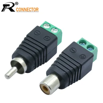 1set RCA Male&Female CCTV Phono RCA Male Plug TO AV Terminal Connector Video AV Balun International Standard
1set RCA Male&Female CCTV Phono RCA Male Plug TO AV Terminal Connector Video AV Balun International Standard