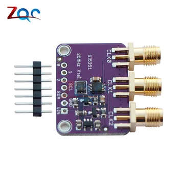 CJMCU-5351 Si5351A Si5351 I2C Clock Generator Breakout Board Module Signal Generator Clock 8KHz-160MHz For Arduino DC 3V-5V
CJMCU-5351 Si5351A Si5351 I2C Clock Generator Breakout Board Module Signal Generator Clock 8KHz-160MHz For Arduino DC 3V-5V