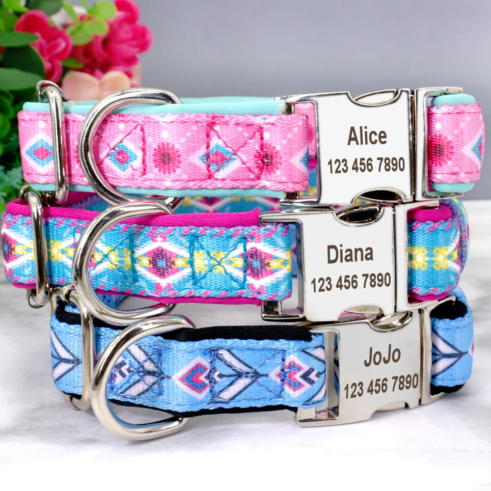 Dog Collar Customized Dog Tag Collar Personalized Puppy Cat ID Tag Collars Pet Nameplate for Small Medium Large Dogs Beagle Pug
Dog Collar Customized Dog Tag Collar Personalized Puppy Cat ID Tag Collars Pet Nameplate for Small Medium Large Dogs Beagle Pug