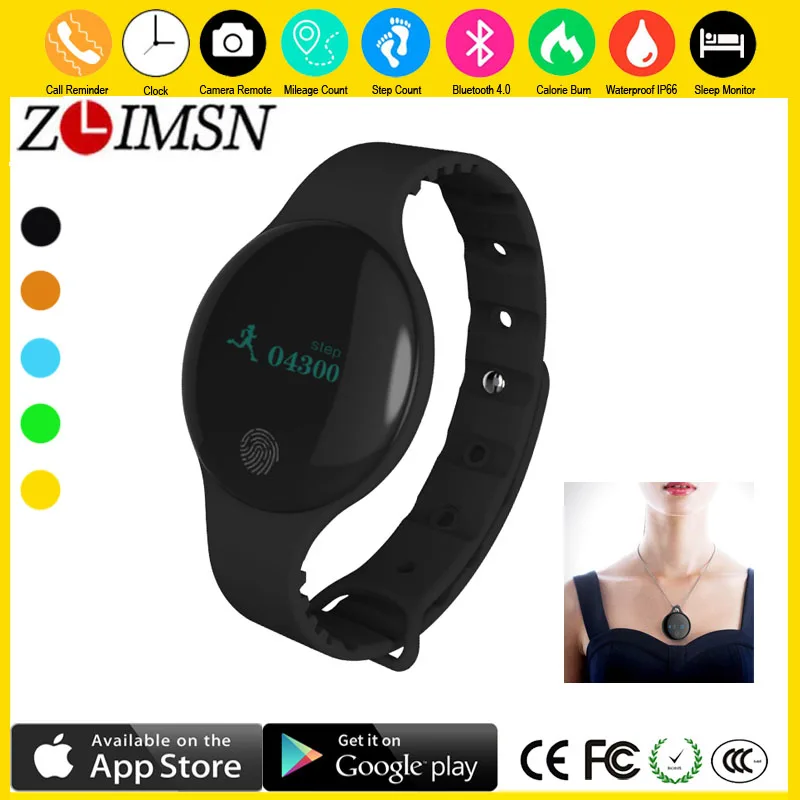 ZLIMSN Bluetooth Smart Bracelet Sport Health Band Pedometer Sleep Activity Tracker Fitness Watch Smart Wristband for iOS Android
ZLIMSN Bluetooth Smart Bracelet Sport Health Band Pedometer Sleep Activity Tracker Fitness Watch Smart Wristband for iOS Android