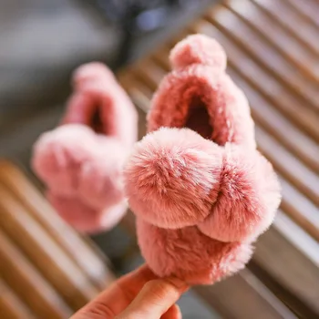 Kids Fluffy Ball Warm Cotton Slippers Soft Anti-skid Rubber Boys Girls Children's Winter Shoes
Kids Fluffy Ball Warm Cotton Slippers Soft Anti-skid Rubber Boys Girls Children's Winter Shoes