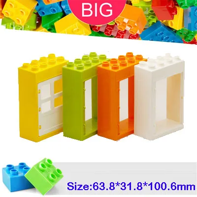 Large Building Block compatible Parts 92094 Door Frame 2x4x5 Classic Piece Big Dot Brick Toy Accessory Bricklink D139
Large Building Block compatible Parts 92094 Door Frame 2x4x5 Classic Piece Big Dot Brick Toy Accessory Bricklink D139