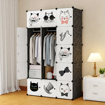 B Simple Wardrobe Plastic Assembly Storage Cabinet Single Assembly Children's Simple Modern Economic Wardrobe
B Simple Wardrobe Plastic Assembly Storage Cabinet Single Assembly Children's Simple Modern Economic Wardrobe