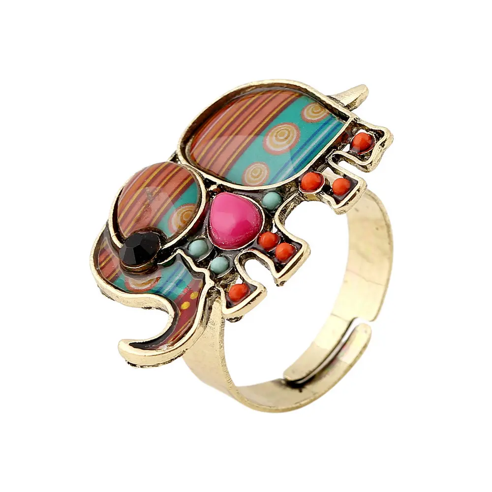 Cute adjustable Elephant Ring Gypsy Vintage Ring For Women Retro Finger Knuckle Rings Animal Party Jewelry 2016 Bague Ringen
Cute adjustable Elephant Ring Gypsy Vintage Ring For Women Retro Finger Knuckle Rings Animal Party Jewelry 2016 Bague Ringen