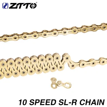 ZTTO 10-speed bicycle chain hollow SL-R gold 20s 30v SRAM SH HG system for mountain road bike 10s 10v gold bicycle chain parts
ZTTO 10-speed bicycle chain hollow SL-R gold 20s 30v SRAM SH HG system for mountain road bike 10s 10v gold bicycle chain parts