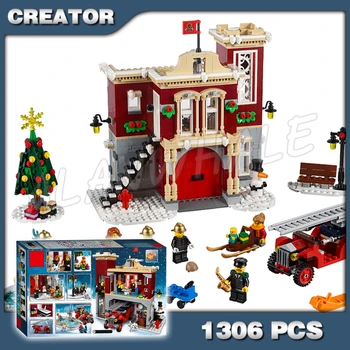 1306pcs New Holiday Winter Village Fire Station 11041 DIY Model Building Kit Blocks Gifts Toys Bricks Compatible with Lago
1306pcs New Holiday Winter Village Fire Station 11041 DIY Model Building Kit Blocks Gifts Toys Bricks Compatible with Lago