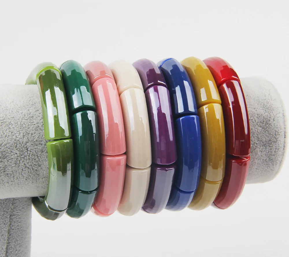 2019 Fashion Simple Color Caramel Beige Acrylic Bracelet Bohemian Handwear for Women Wholesale Customization
2019 Fashion Simple Color Caramel Beige Acrylic Bracelet Bohemian Handwear for Women Wholesale Customization