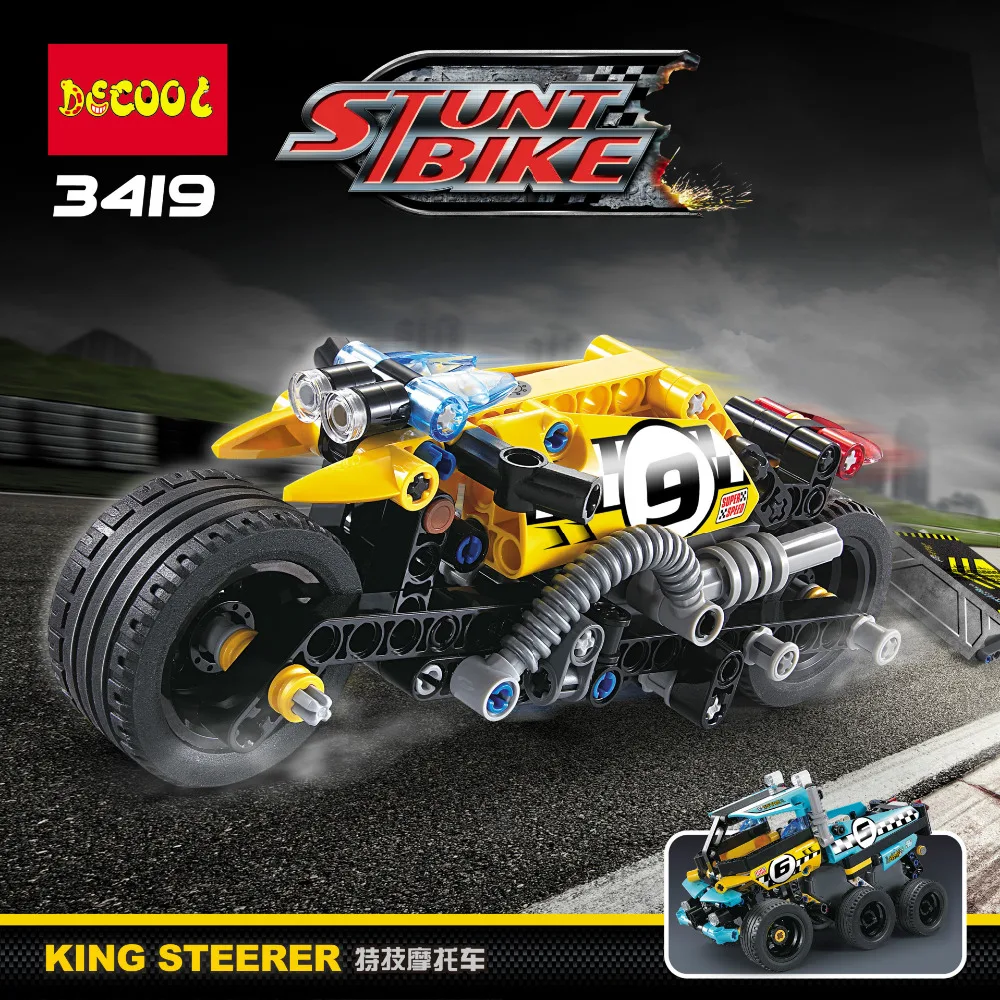Decool Pull-Back Vehicle Motorcycle Exploiture Building Blocks Sets Educational DIY Toys Bricks Toys Gift Children
Decool Pull-Back Vehicle Motorcycle Exploiture Building Blocks Sets Educational DIY Toys Bricks Toys Gift Children