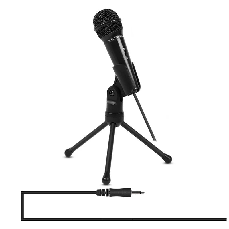 Condenser Microphone Sound Microphone Mic Studio Recording Stand with 3.5mm Cable for chatting over SKYPE MSN and singing
Condenser Microphone Sound Microphone Mic Studio Recording Stand with 3.5mm Cable for chatting over SKYPE MSN and singing