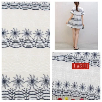 LASUI summer Pure cotton 100% without stretch full width of two-color embroidery fabric Soft smoot M0021
LASUI summer Pure cotton 100% without stretch full width of two-color embroidery fabric Soft smoot M0021