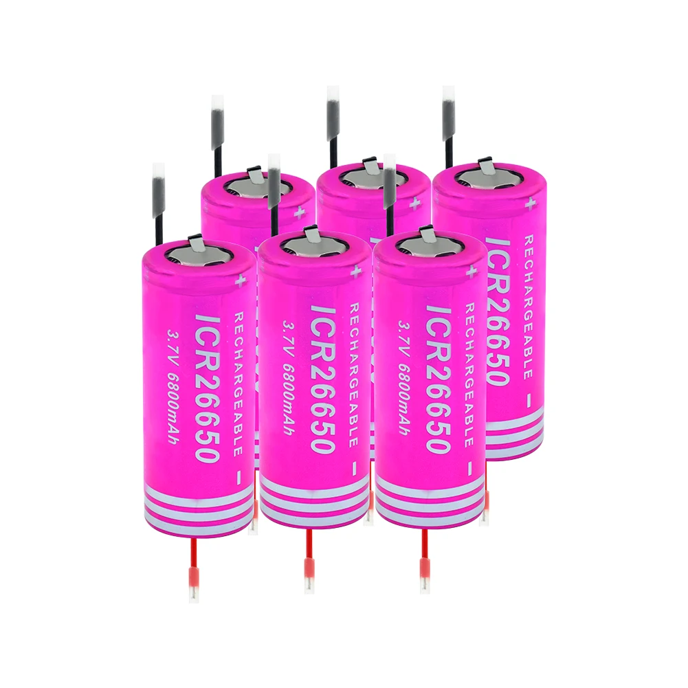 HIGH DRAIN 6/8/10 Pcs 3.7v 6800mah Li-ion Battery High Drain 20a 26650 Lithium Battery Rechargeable For LED light
HIGH DRAIN 6/8/10 Pcs 3.7v 6800mah Li-ion Battery High Drain 20a 26650 Lithium Battery Rechargeable For LED light