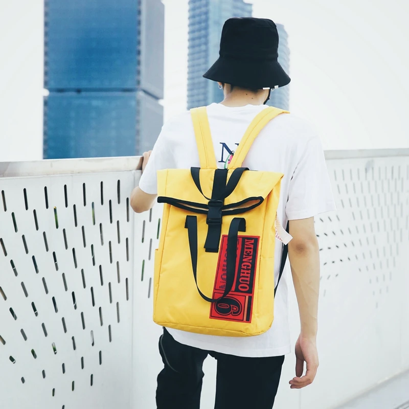 Menghuo Fashion School Backpacks for Teenage Girls Boys Women Laptop Back Pack Female Korean Style Backpack Travel Bags for Men (1)