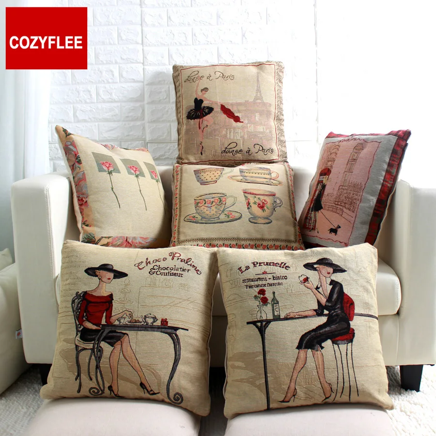 45x45cm elegant lady Flower cup cocktail wine dance girl reautarant coffee inn Decoration sofa chair linen cotton cushion cover
45x45cm elegant lady Flower cup cocktail wine dance girl reautarant coffee inn Decoration sofa chair linen cotton cushion cover