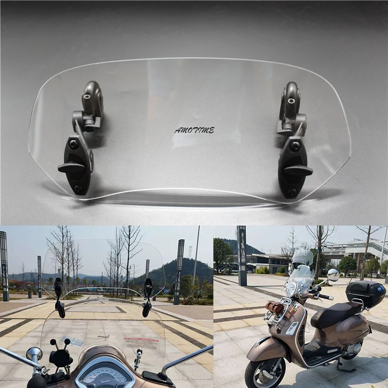 Universal Adjustable Screen Windscreen Windshield Spoiler Air Deflector for vespa LX150 GTS 300
Universal Adjustable Screen Windscreen Windshield Spoiler Air Deflector for vespa LX150 GTS 300