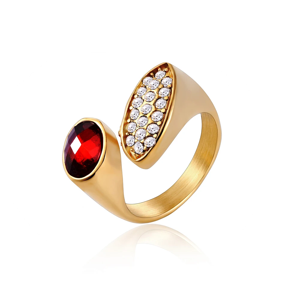 New Speaker Style Small Zircon And 5 Colors Big Crystal Ring Jewelry High Quality Stainless Steel Ring Finger For Women Gift
New Speaker Style Small Zircon And 5 Colors Big Crystal Ring Jewelry High Quality Stainless Steel Ring Finger For Women Gift