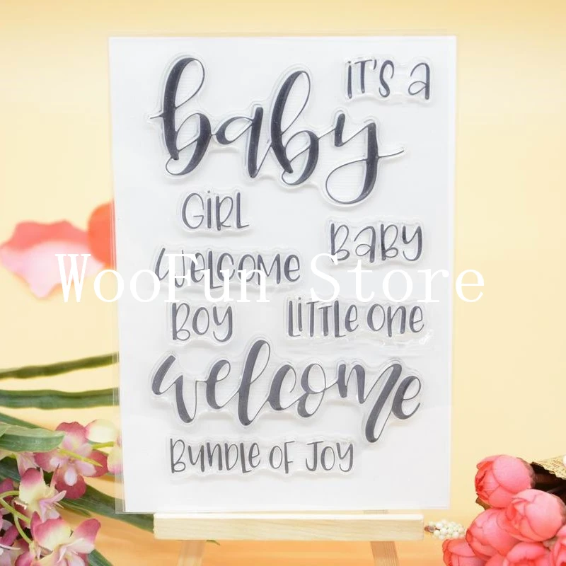 It is a baby Welcome Baby Sentiment Rubber Clear Stamp + dies cuttings for Card Making Decoration and Scrampbooking
It is a baby Welcome Baby Sentiment Rubber Clear Stamp + dies cuttings for Card Making Decoration and Scrampbooking