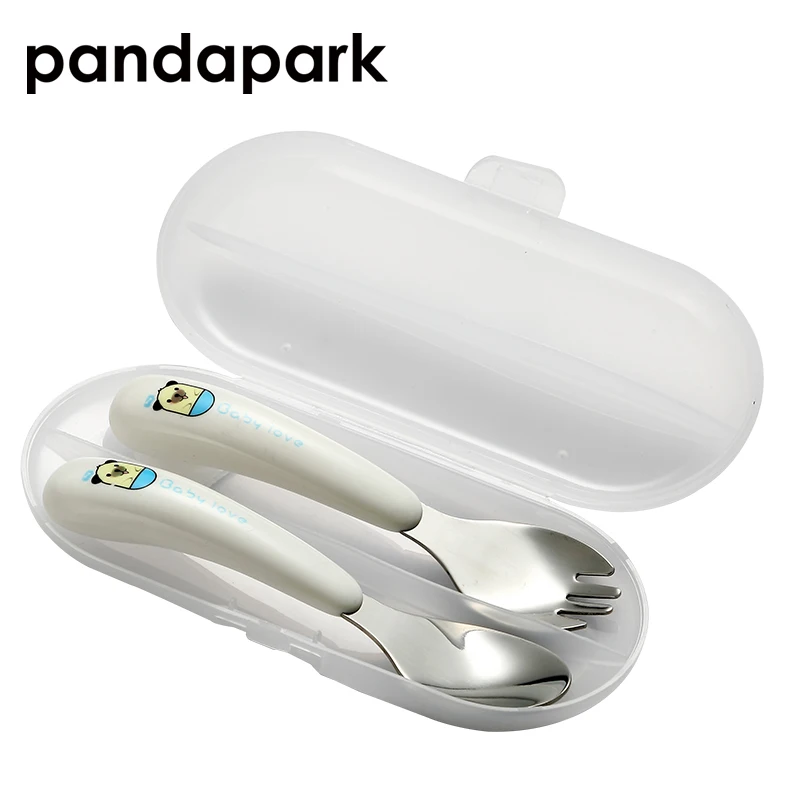 Pandapark Cartoon Children's Dinnerware Set 304 Stainless Steel Spoon and Fork Kit PP Cutlery Box Portable Kid Kit PPS009
Pandapark Cartoon Children's Dinnerware Set 304 Stainless Steel Spoon and Fork Kit PP Cutlery Box Portable Kid Kit PPS009