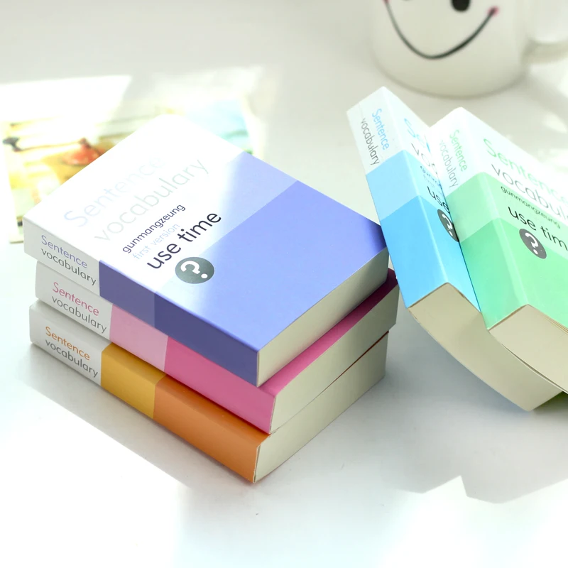 Candice guo Korea stationery ultra thick word notebook learn pocket book I love remember words sentence vocabulary use time 1pc
Candice guo Korea stationery ultra thick word notebook learn pocket book I love remember words sentence vocabulary use time 1pc
