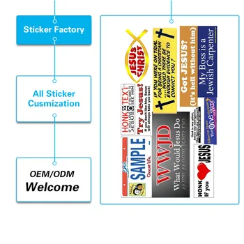 Customizd UV protected OUTDOOR DURABLE waterproof PVC printing custom car bumper sticker
Customizd UV protected OUTDOOR DURABLE waterproof PVC printing custom car bumper sticker