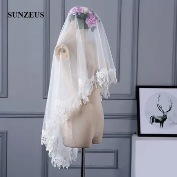 Ivory Tulle Lace Edge Bridal Wedding Veils 1.5/3 Meters Short Bride Wedding Accessories voile pour mariage SBV18
Ivory Tulle Lace Edge Bridal Wedding Veils 1.5/3 Meters Short Bride Wedding Accessories voile pour mariage SBV18