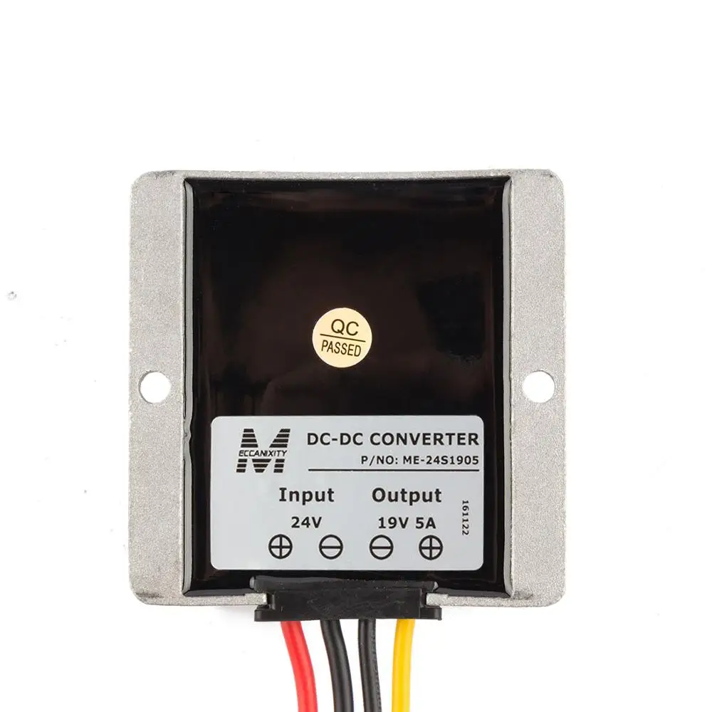 Waterproof Regulator Module Step Down DC 24V to DC 19V 5A 95W for Solar Power System Voltage Converter Transformer
Waterproof Regulator Module Step Down DC 24V to DC 19V 5A 95W for Solar Power System Voltage Converter Transformer