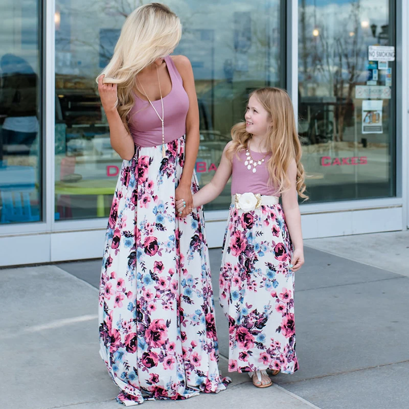 Mother daughter dresses Sleeveless Floral Long Dress Mother and daughter clothes Mom and daughter dress Family Matching Clothes
Mother daughter dresses Sleeveless Floral Long Dress Mother and daughter clothes Mom and daughter dress Family Matching Clothes
