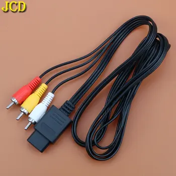 JCD 1PCS 1.8M 6FT AV Audio Video A/V TV Cable Cord Wire For Nintend 64 For N64 For Super GameCube For NGC For SNES For SFC
JCD 1PCS 1.8M 6FT AV Audio Video A/V TV Cable Cord Wire For Nintend 64 For N64 For Super GameCube For NGC For SNES For SFC