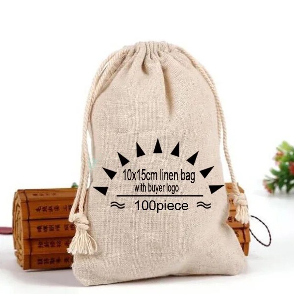 Personalized logo Linen bag 10x15cm (4"x6") pack of 100 Jute Drawstring pouch with buyer design Wedding Sack
Personalized logo Linen bag 10x15cm (4"x6") pack of 100 Jute Drawstring pouch with buyer design Wedding Sack