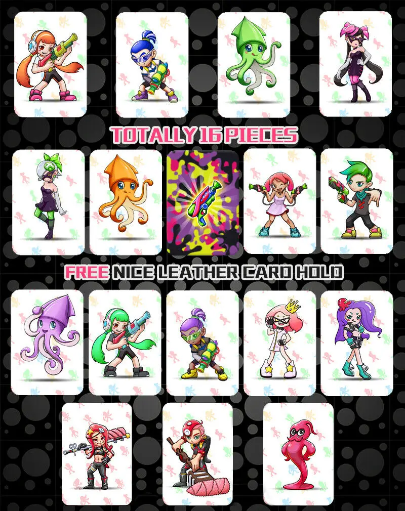 16 Full Set NFC Tag Game Cards Marina Splatoon 2 Lnkling For amiibo Switch/Wii U
16 Full Set NFC Tag Game Cards Marina Splatoon 2 Lnkling For amiibo Switch/Wii U