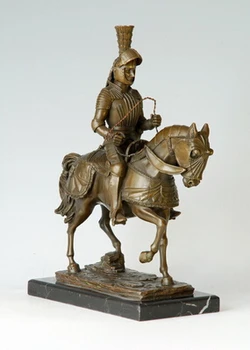 Copper Brass crafts ation Asian The sculpture of bronce Knight statue con base of natural marble souvenirs Decor Hogar Western
Copper Brass crafts ation Asian The sculpture of bronce Knight statue con base of natural marble souvenirs Decor Hogar Western