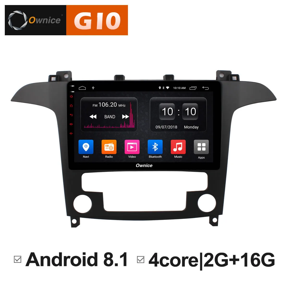 Android 8.1 Unit Car radio stereo Multimedia Player for Ford S-Max 2007 2008 Auto dvd GPS Navigator Entertainment Intelligent PC
Android 8.1 Unit Car radio stereo Multimedia Player for Ford S-Max 2007 2008 Auto dvd GPS Navigator Entertainment Intelligent PC