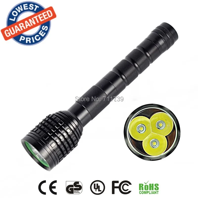 AloneFire HF3 hunting flashlight 3XCREE XML T6 LED 5000LM Flashlight 18650 Torch 3T6 LED Tactical Flash Light Lantern linternas
AloneFire HF3 hunting flashlight 3XCREE XML T6 LED 5000LM Flashlight 18650 Torch 3T6 LED Tactical Flash Light Lantern linternas