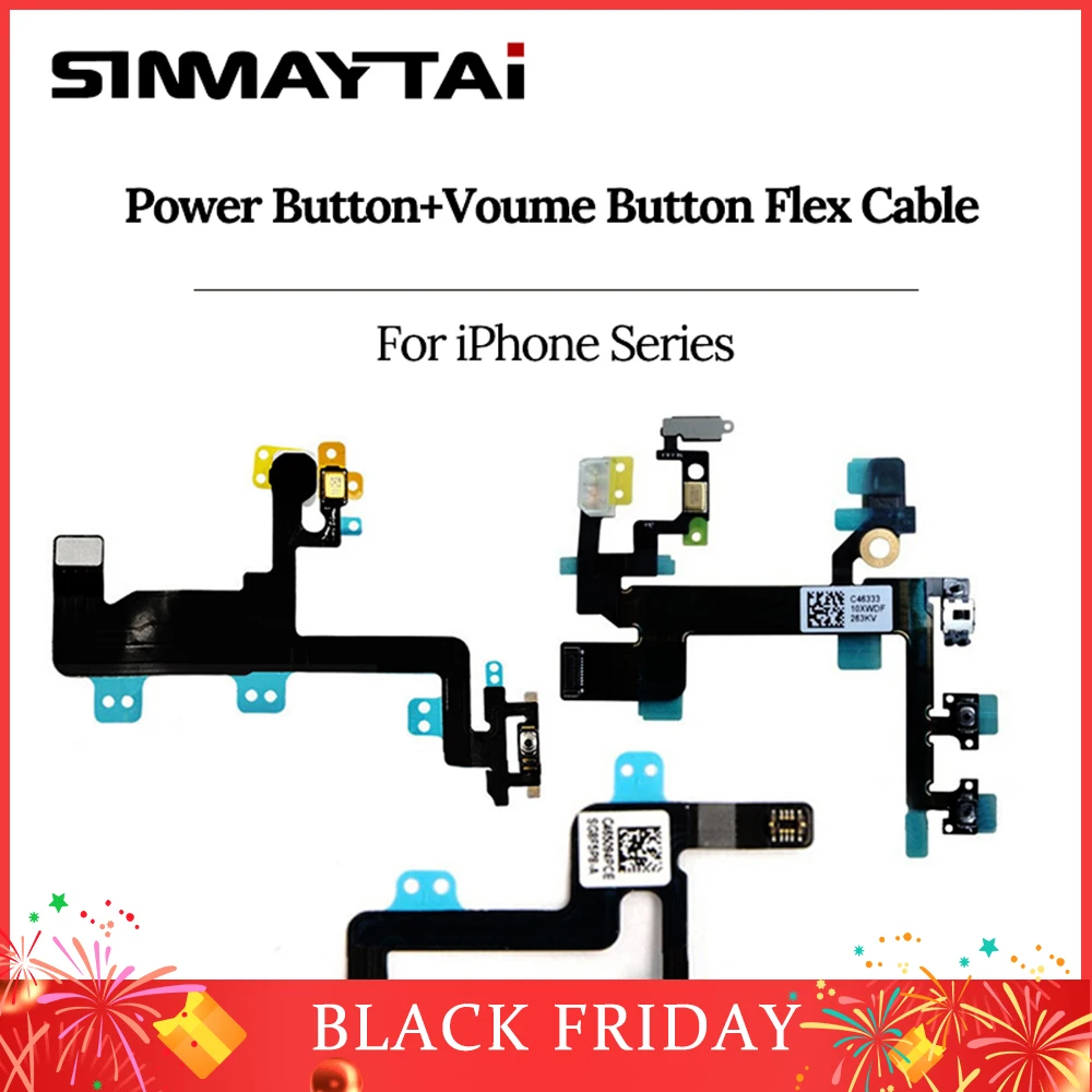 AAA High Quality For iPhone 5 5S 5C 6 6S Plus Volume Button Power Switch On Off Button Key Flex Cable
AAA High Quality For iPhone 5 5S 5C 6 6S Plus Volume Button Power Switch On Off Button Key Flex Cable