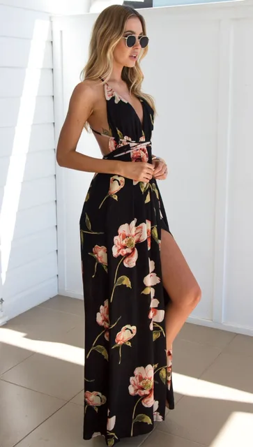 Letnia sukienka 2020 kwiatowy Vestidos Mujeres Sexy Maxi sukienka długie plisowane sukienki sukienka bez pleców femme szata longue evenning-sukienka tanie tanio AOWOFS Poliester COTTON -Line Osób w wieku 18-35 lat DF-383 c Lato V-neck Bez rękawów Spaghetti pasek WOMEN NONE Sexy Club Letnia sukienka 2020 kwiatowy Vestidos Mujeres Sexy Maxi sukienka długie plisowane sukienki sukienka bez pleców femme szata longue evenning-sukienka tanie tanio AOWOFS Poliester COTTON -Line Osób w wieku 18-35 lat DF-383 c Lato V-neck Bez rękawów Spaghetti pasek WOMEN NONE Sexy Club