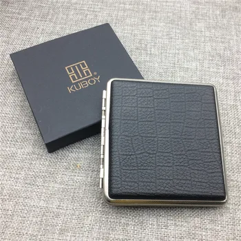 Kuboy KC1-18 Black Brone 110g Vintage Style Leather Male 20 Cigarettes Case Box Smoking Accessaries Smoke Box Case
Kuboy KC1-18 Black Brone 110g Vintage Style Leather Male 20 Cigarettes Case Box Smoking Accessaries Smoke Box Case